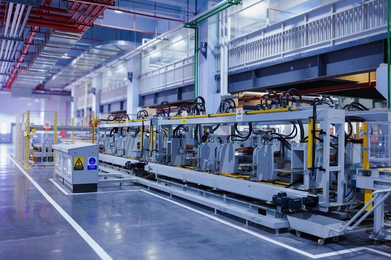Photo: compounding extruder